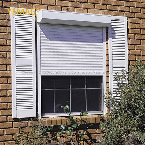 netherlands roll down window cover metal box|Exterior Roller Shutters .